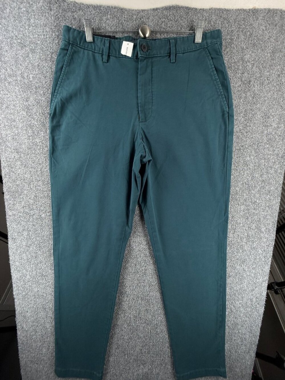 NWT Banana Republic Lived In Chino Blue Athletic Fit Pants Cotton Blend 32x34